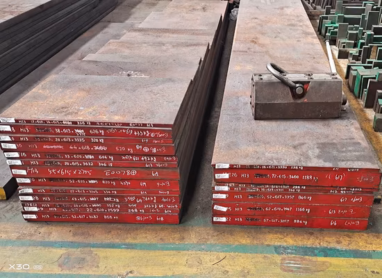 H13/SKD61/1.2344 Bloque de acero para herramientas forjado/barra redonda de acero para moldes de trabajo en caliente/placa de acero para herramientas ESR/acero para moldes forjados